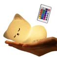 thumbnail image 1 of 1pc Cartoon Cat Lamp  Kitty Night Light  USB Rechargeable Night Light, 1 of 6
