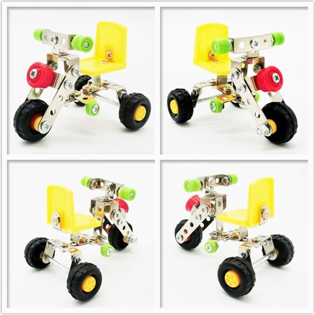 Kits de juguete rompecabezas de construcción de camiones Hugo Asamblea Metal Toy Car Truck