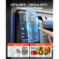 thumbnail image 3 of KFFKFF 12 Volt Portable Refrigerator, 82.4 QT/78L Car Cooler, Electric Freezer with Handle, App Control & Wheels, 12V/24V DC 100-240V AC, -4℉ to 68℉, Ideal for Truck, Van, RV, SUV, Travel,and Camping, 3 of 9