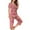 Pink, variant on uublik Plus Size Pajamas for Women Set Short Sleeve Sleepwear Tops and Capri Pants Pjs Print Pajama Sets