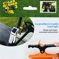 thumbnail image 2 of ZheElen Golf Trainer Holder Plastic Removable Club Clamping Golfing Cart Clip Golfer Training Beginner Portable Labor-saving Clamp Green, 2 of 6