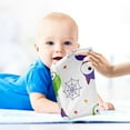 thumbnail image 5 of Dreamtimes 3 PCS Halloween Bat Frog Baby Muslin Washcloths, Monster Cartoon Face Towel Burp Cloths Ultra Soft Absorbent Cotton Bath Wipes Towels for Newborn Boys Girls, 5 of 7