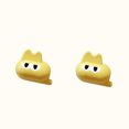thumbnail image 1 of 2PCS Toothbrush Head Cover Cat Shape Travel Toothbrush Protector Cap Travel Brush Pod Case Portable Toothbrush Cap Clip Cover 2PCS Yellow, 1 of 6