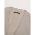 thumbnail image 3 of [Two Button Lapel] Men's 3pcs Business Suit | Champagne Color | Two Button Lapel Jacket Vest Trouser Set | Wedding Business Tuxedo, 3 of 8