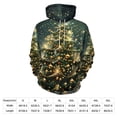 thumbnail image 4 of Christmas Tree Background Regular Fit Hoodie, Sporty Pullover Hooded Sweatshirt for Men Women L, 4 of 6