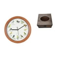 thumbnail image 1 of Reloj de pared,Reloj de pared con pájaro cantor Relojes de pared con pájaros,Relojes de pájaros con sonido Reloj decorativo que canta,Estuche para pañuelos de escritorio,Caja de pañuelos, 1 of 8
