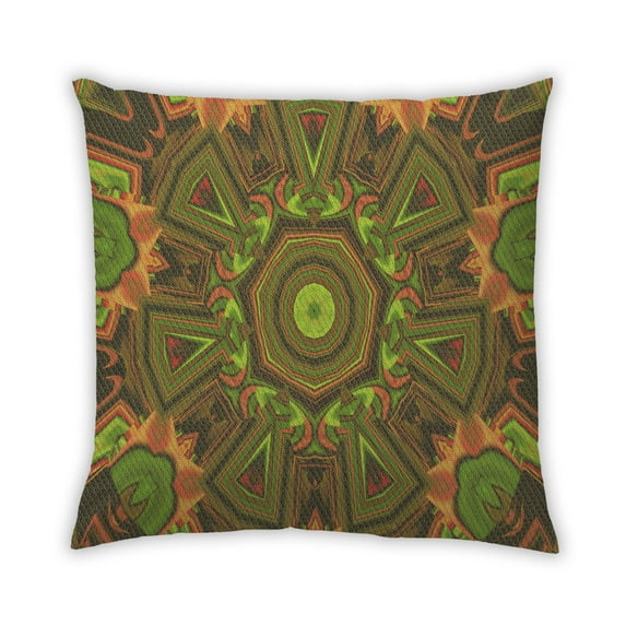 Ahgly Company Outdoor Square Contemporary Throw Pillow, 18 inch by 18 inch