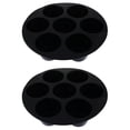 thumbnail image 3 of 2pcs Silicone Muffin Cake Cups 7 Grids Cake Cups Air Fryer Accessory for Kitchen, 3 of 8