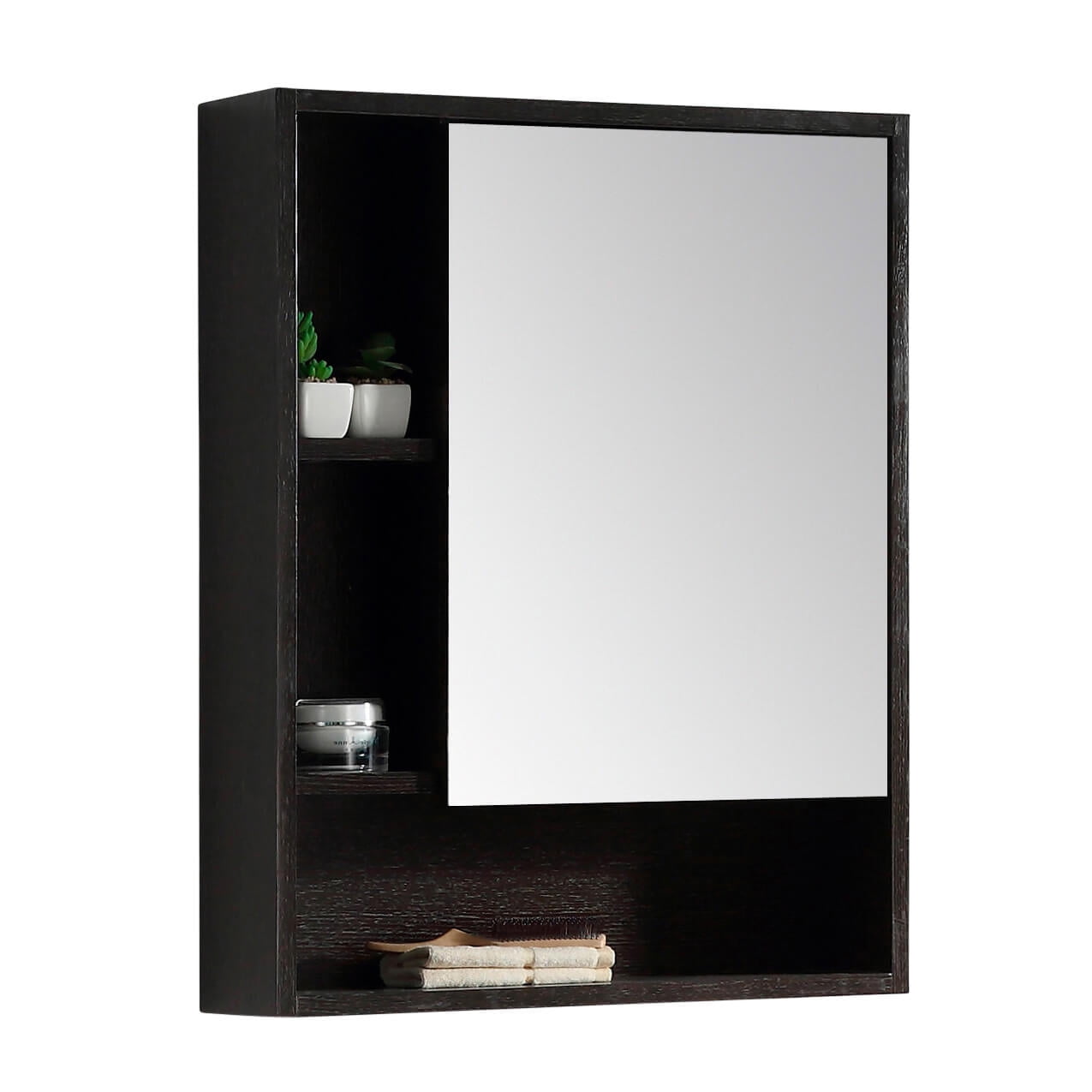 Fine Fixtures Surface Mount Bathroom Medicine Black.