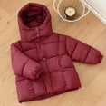 thumbnail image 3 of Jalioing Girls Winter Puffer Jacket Kids Lightweight Hooded Quilted Coat Fashion Thermal Quilted Outerwear with Pocket, 3 of 6