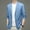 Light Blue, variant on Men's Slim Fit Casual Solid Color One Button Blazer Jacket