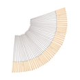 thumbnail image 2 of S SERENABLE 50 Pcs Brochettes Barbecue Ensemble de Brochettes pour Légumes Crevettes Fruits de Mer Rond, 2 of 9