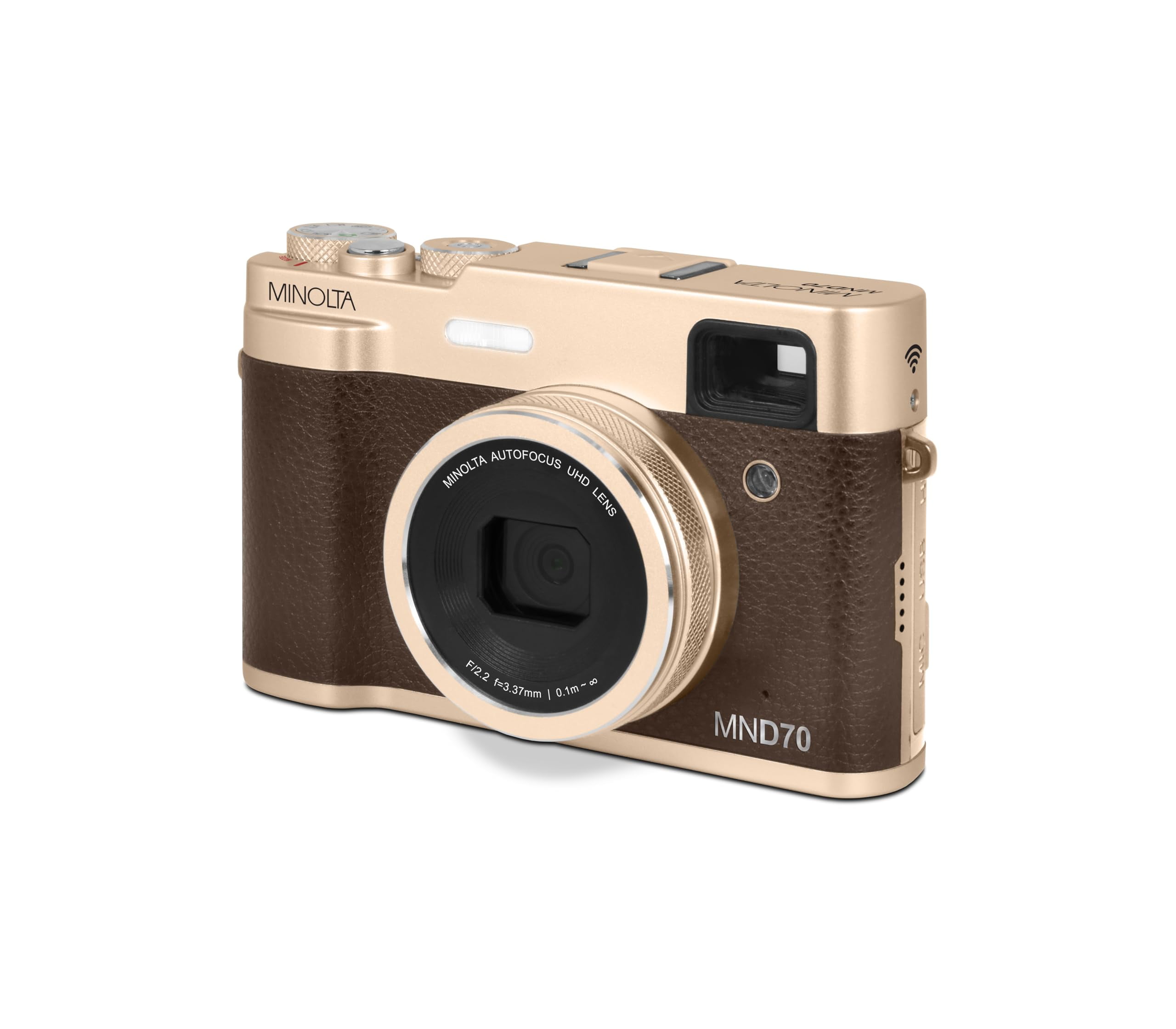 Minolta MNB5Z 56MP Dual Lens Point & Shoot Digital Camera with 5X