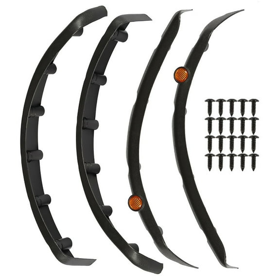 Front & Rear Wheel Fender Flares Fit for Yamaha G14 G16 G19 G20 G22 Gas Electric Golf Carts, 4 Pcs