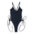 thumbnail image 4 of Women Multi Color Sexy Solid Color High Waist Conjoined Body Swimsuit Bikini, 4 of 4