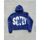 thumbnail image 3 of Y2K Vintage Harajuku estrella parche bordado Sudadera con capucha de gran tamaño hombres y mujeres americano Hip-hop gótico nueva tendencia deportes Sudadera con capucha abrigo, 3 of 5