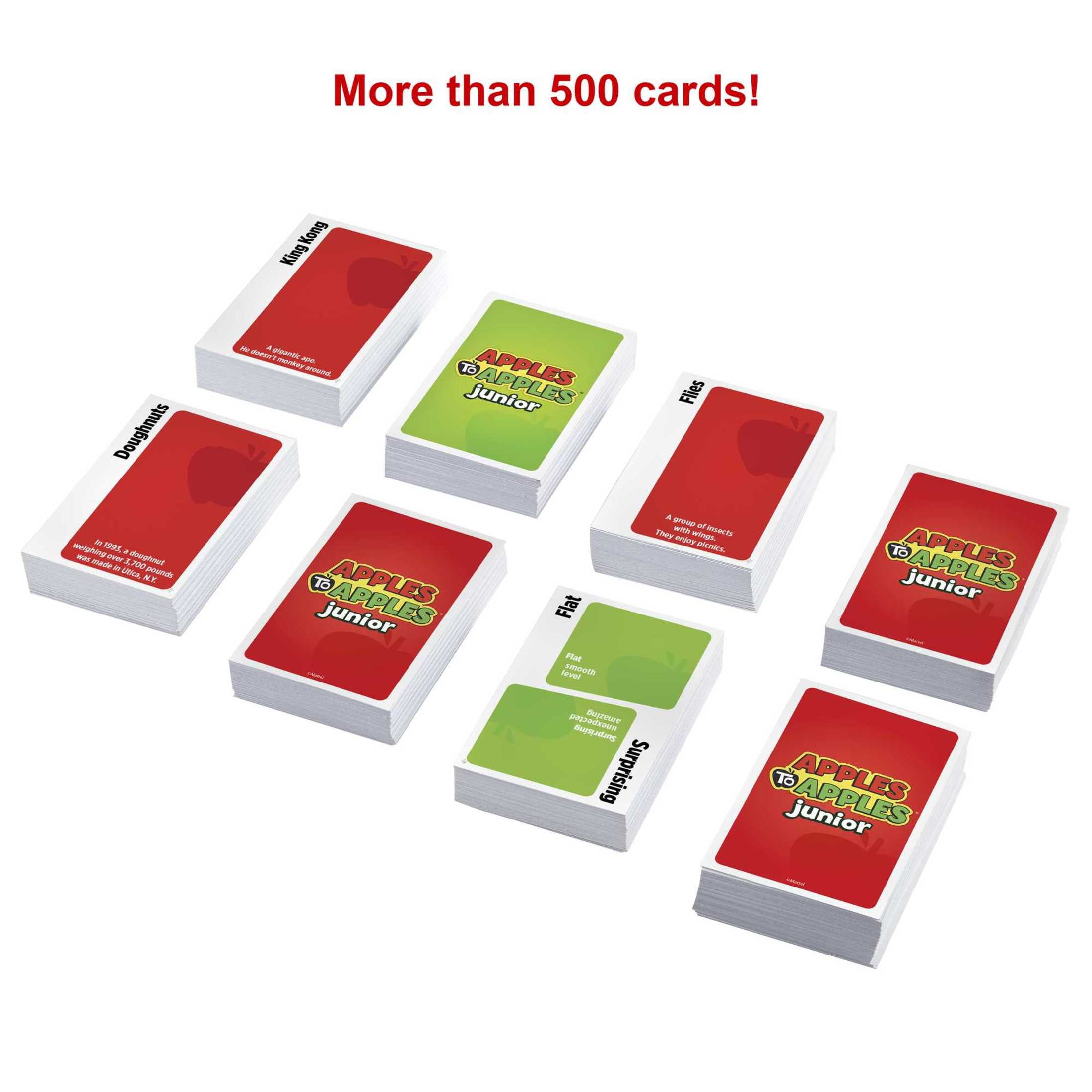 Apples to Apples Junior Kids Game, Card Game for Family Night with Kid-Friendly Words