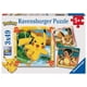 thumbnail image 1 of Rompecabezas Ravensburger Pokémon 3x49 Piezas 21x21 cm 5+, 1 of 5