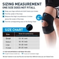 thumbnail image 2 of HUETIDE Knee Braces and Supports,Patella Knee Strap for Knee Pain Relief,Knee Brace for Arthritis Pain,Running,Sports，X-Large, 2 of 6