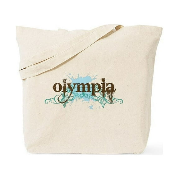 CafePress - OLYMPIA Grunge Tote Bag - Unisex Canvas Tote Bag, Beige, 1-Piece