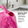 thumbnail image 6 of PMU 2-Quart Elephant Watering Can – Durable Plastic Garden Watering Can for Indoor & Outdoor Plants, Easy-Pour Spout, Large Water Pot, Pink, 6 of 8