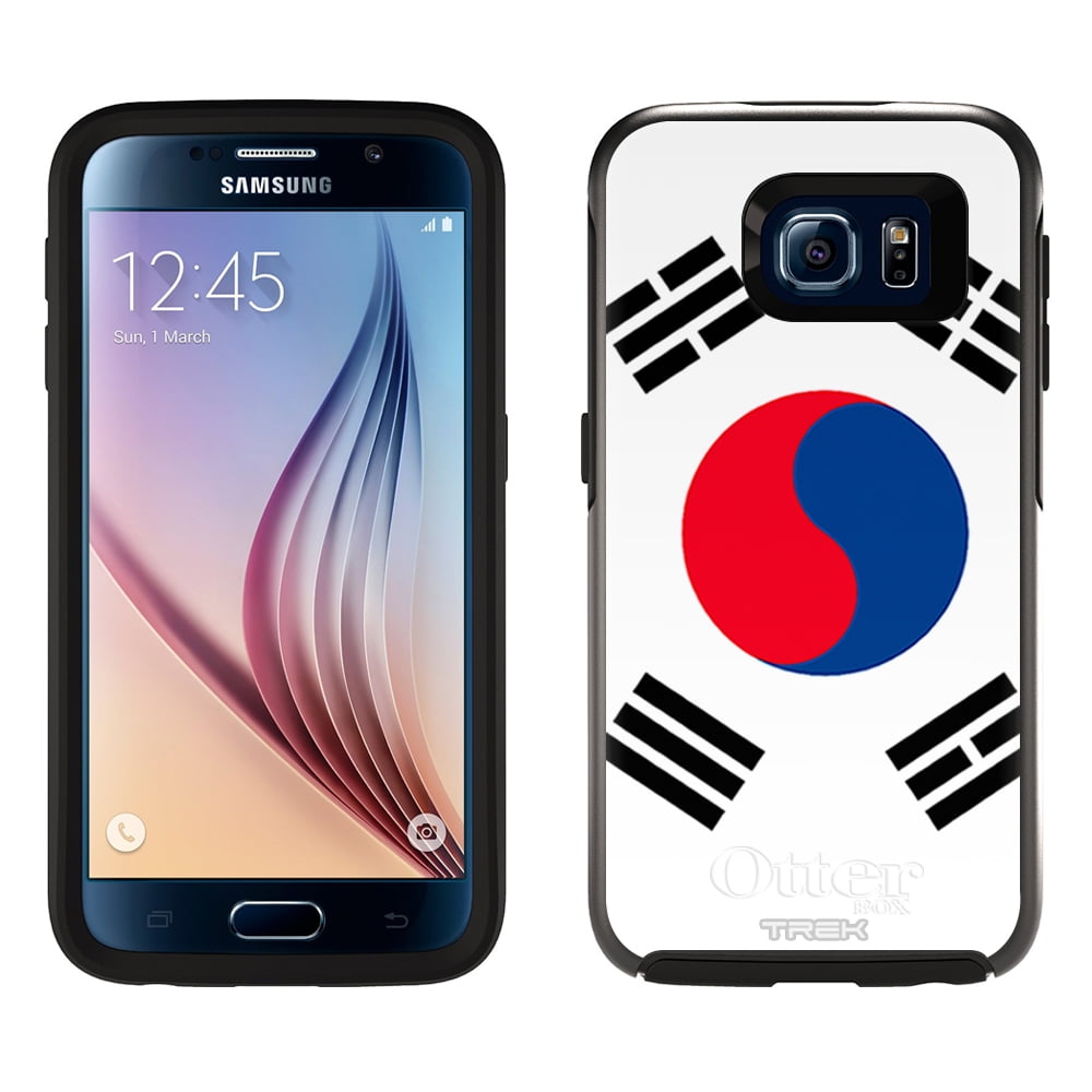 Skin Decal for OtterBox Symmetry Samsung Galaxy S6 Case South Korea Flag by Trek Media Group
