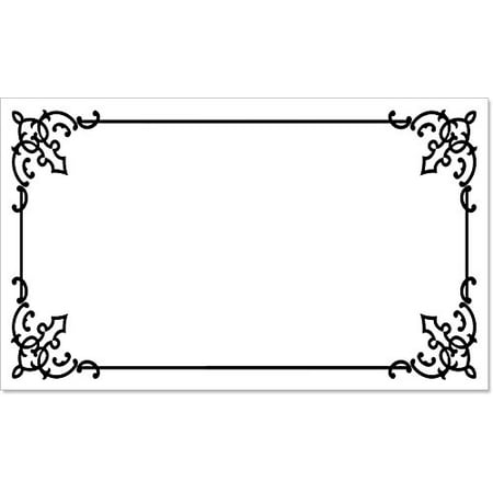40 premium luxury decorative write on permanent rectangle labels