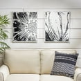 thumbnail image 6 of Set of 4 Black and White Floral Contemporary Wall Arts 22.25", 6 of 6