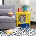 thumbnail image 3 of Linon Edmiston Indoor End Table with Shelf, 22" Tall, Yellow, 3 of 10