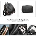 thumbnail image 3 of Mochila para mujer Bolso de hombro Bolso impermeable para niñas Mochilas escolares 3 en 1 Mochilas escolares Mochilas Bolsos de hombro Ocio para adolescentes Bolsas de viaje para niñas Campus PU duradero Rojo Verde, 3 of 5