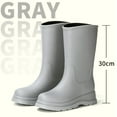 thumbnail image 2 of AUXDIQ Wellington Boots Women Mid-calf Wellies Waterproof Rain Boots Outdoor Garden Shoes, 2 of 6