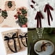 thumbnail image 4 of Cinta de terciopelo Simplegoal, color verde bosque, 1 cm x 23 m, para Navidad, 4 of 6