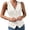 Beige, variant on Blazer Vest for Women Lightweight Collarless Single Breasted Button Sleeveless Suit Waistcoat Dressy Casual Solid Color Office Layering Gilet XXL