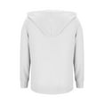 thumbnail image 5 of QAWAEY Womens Hoodies,Solid Color Waffle Long Sleeve Hooded Drawstring Sweatshirts Sweaters Tops,Fall Winter Classic Warm Hoody Sweatshirtss with Large Kangaroo Pockets Womens Sportwear,Size 8-16, 5 of 6