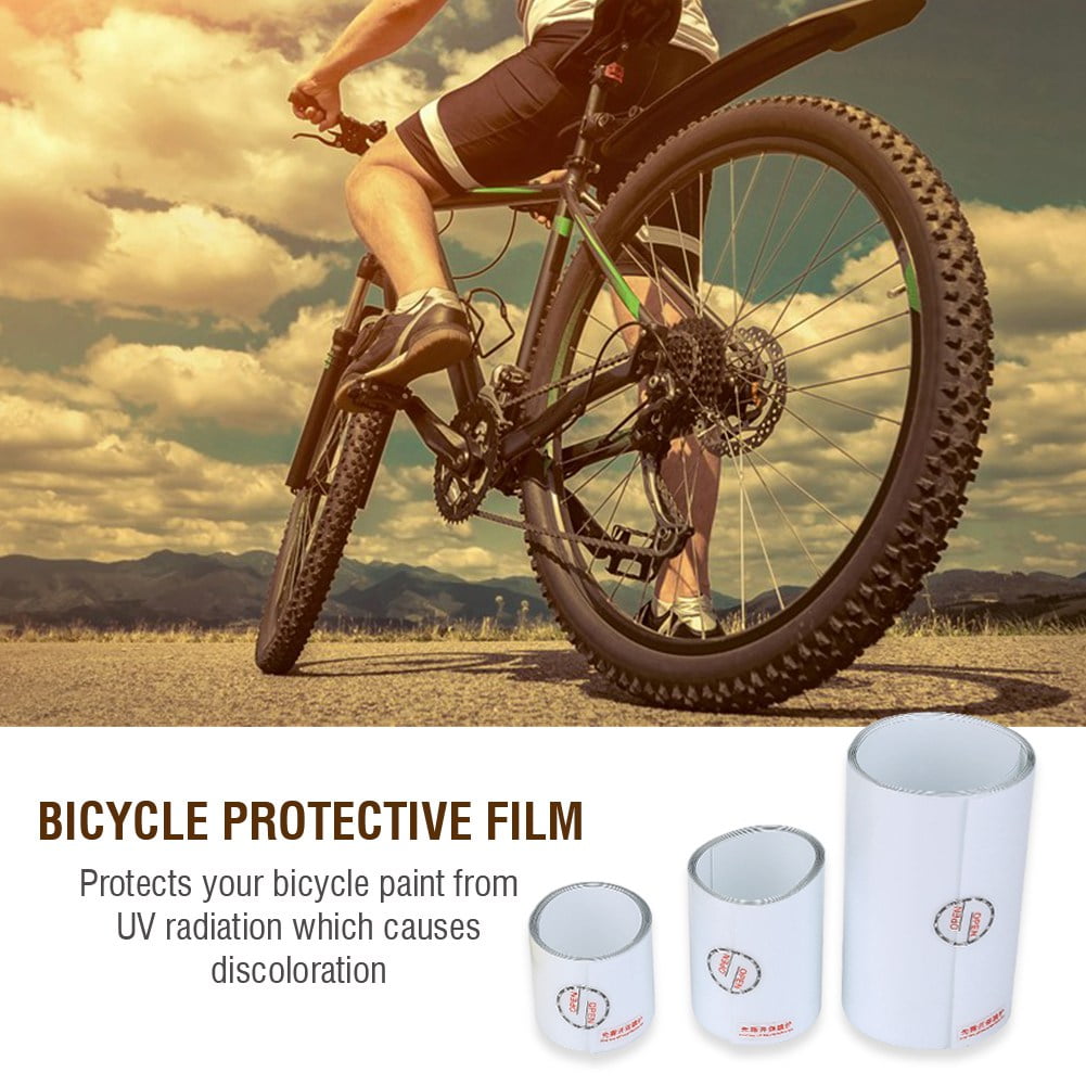 chiwanji Bande de Protection de Cadre de Vélo 4 Rouleaux Autocollants de Protection de Séjour de Chaîne de Bicyclette Transparents