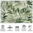 thumbnail image 3 of Area Rug Rectangle Carpet, Watercolor Plant Leaves Printed Pattern Area Rugs, Sage Green Washable Rugs, With Nonslip Backing Carpet, For Indoor Bedroom Living Room Home Office, 3 of 7