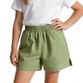thumbnail image 5 of Girls Shorts Kids Elastic Waist Wide Leg Short Pants Girls Clothes 5-6 Years, 5 of 5
