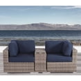 thumbnail image 5 of Living Source International 3 Piece Wicker / Rattan Seating Group in Gray/Taupe, 5 of 5