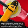 thumbnail image 4 of 8" WOOL BUFFING PAD Detailing Polishing Polisher Buffer, 4 of 6
