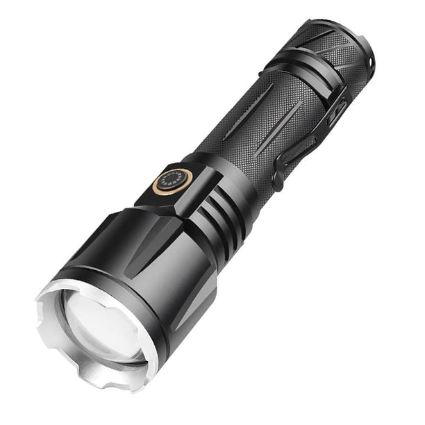 Resalte La Linterna Led Linterna De Larga Duración Linterna Impermeable Linterna De Carga Usb Con Iluminación De Enfoque Cinco Engranajes Para Viajes De Campamento Al Aire Libre Minnieouse HA021225-00