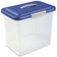 thumbnail image 1 of Sterilite Showoffs Large Storage Container Blue, 1 of 5