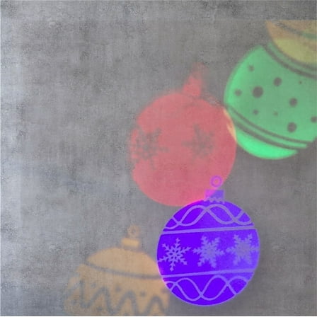 Merrily LED Projector Ornament – Red, Blue, Green & Yellow Light Show