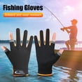 thumbnail image 4 of 1 par de guantes de ciclismo 2 dedos cortados Guantes deportivos Antideslizante Ropa de pesca antideslizante Hugtrwg Para estrenar, 4 of 7