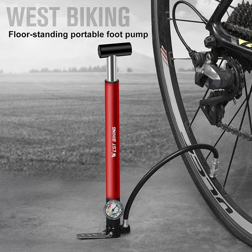 portable bicycle tire pump