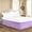 Lilac, variant on D.N.G. BEDDINGS 1 Piece Wrap Around Bed Skirt, 15 Inch Deep Pocket, 800 Thread Cotton 100% Egyptian Cotton, Twin Size (39" x 75") Inch, Solid Purple