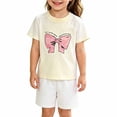 thumbnail image 4 of Chandail Garçon Col Rond T-Shirt Graphique Tee-Shirts Shorts de Basketball Garçons 4T, 4 of 4
