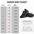thumbnail image 2 of YHOON Women's Walking Sneakers Lightweight Breathable Slip on Tennis Shoes Casual Fashion Running Sneakers All Black Size 6, 2 of 6