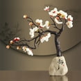 thumbnail image 6 of Gmogad Chinese Resin Wintersweet Ornament Handmade Plum Flower Art for Living Room Study Wine Cabinet Traditional Home Decor Red Festive Gift Cultural Collection, 6 of 6