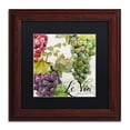 thumbnail image 2 of Trademark Fine Art "Wines of Paris II" Canvas Art by Color Bakery, Black Matte, Wood Frame, 2 of 4