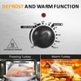 thumbnail image 6 of Sunvivi Electric Roaster Oven, 20 QT Roaster with 3 Compartments and Self-Basting Lid, Turkey Roaster Oven with 150-450Â°F Full-Range Temperature Control, Removable Pan & Rack, Silver, 6 of 6